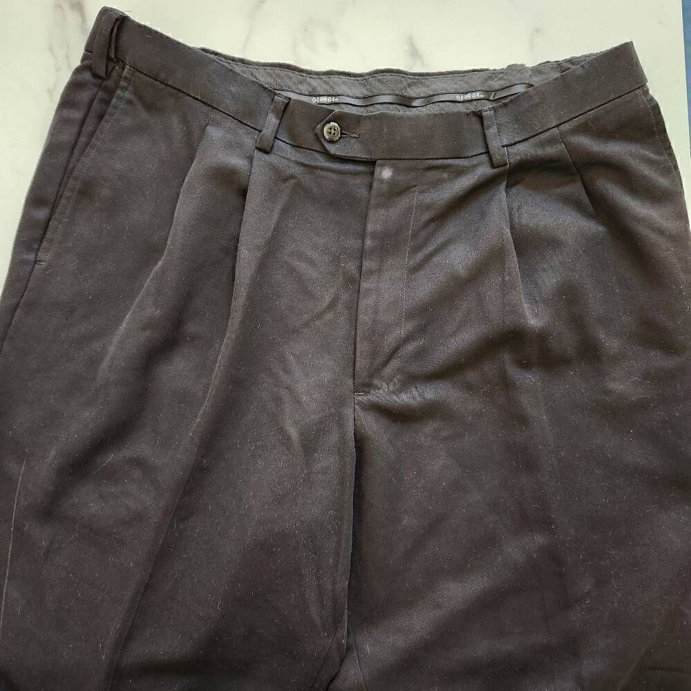 George mens dress black pants 36x29